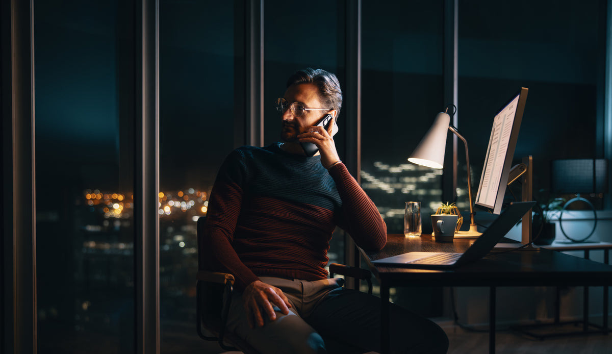 Working Late Tonight - Original stock photo shoot at Jacob Lund
