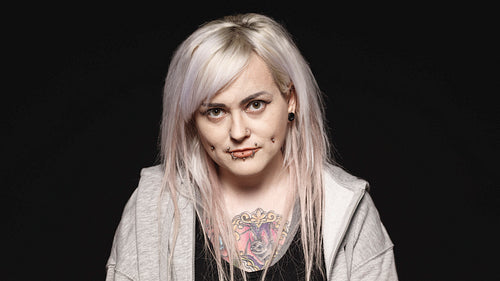 Portrait of a fashionable woman