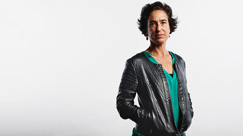 Portrait of a woman in jacket