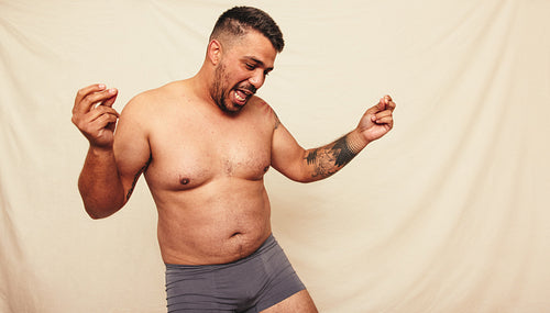 Celebrating in the studio