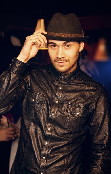 Cute Dude Looking Cool in Black