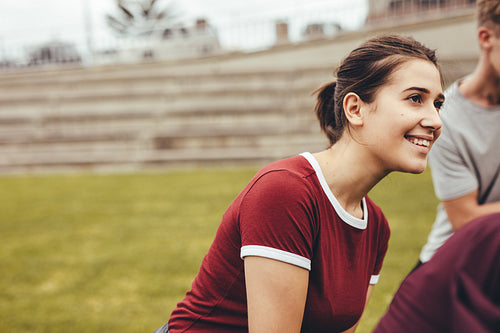 students doing exercise