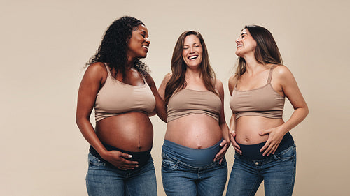 Belly bumps: Multicultural friends embrace their pregnancy journeys