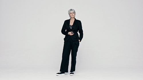 Confident female entrepreneur in formals