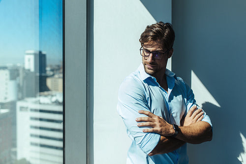 Portrait of a young businessman.