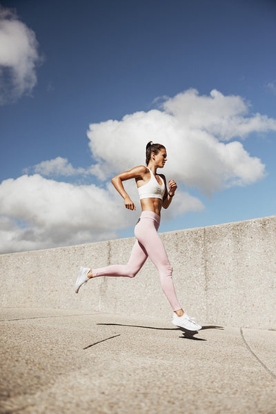 Woman jogging in the morning