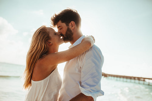 Most romantic holiday at the beach