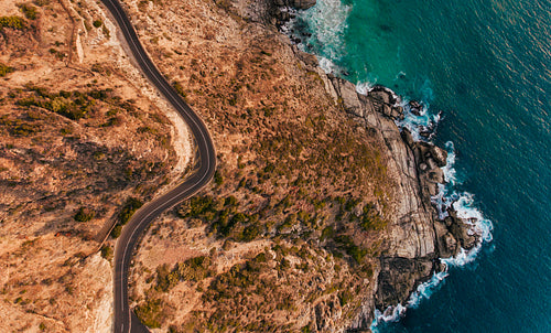 Top view of beautiful landscape