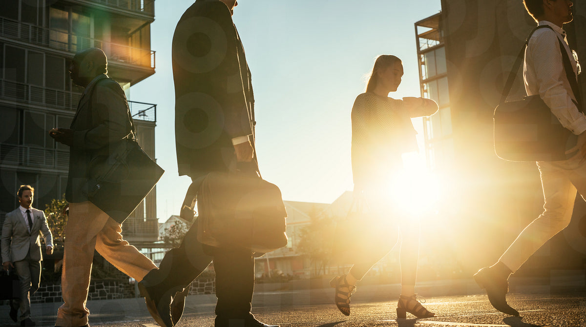 Go Out For Work Business people going to office early in the morning – Jacob Lund ...