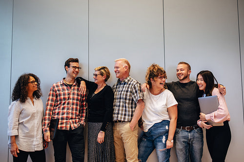 Multi-ethnic business team