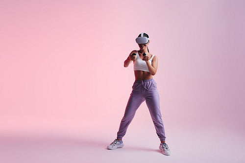 Enjoying a virtual reality game