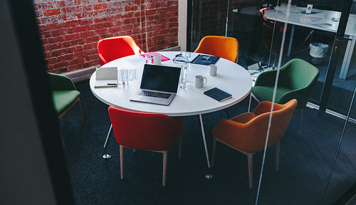 Empty meeting room in an office