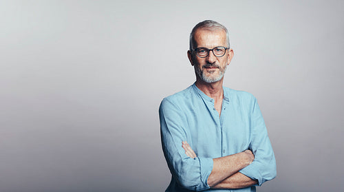 Portrait of senior man