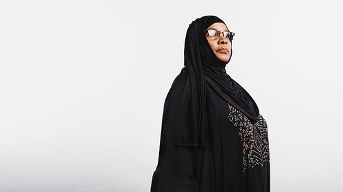 Portrait of an islamic woman in hijab