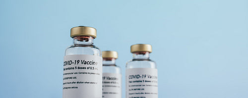 Vials of covid-19 vaccine