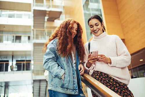 College students after class