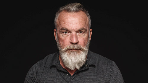 Senior man with a beard