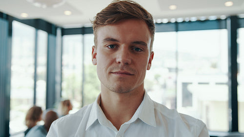 Confident working professional