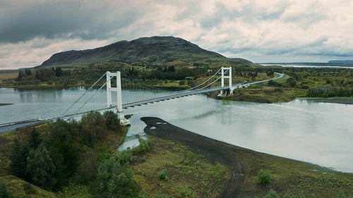 Bridge over Jokulsa river at Jokulsarlon, Iceland
