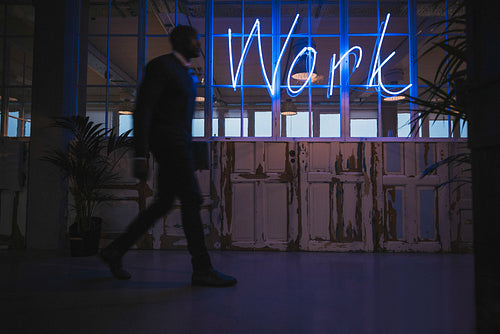 Corridor of modern office