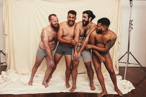 Having fun in the studio