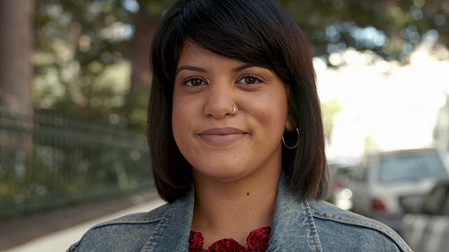 Smiling portrait of a beautiful woman