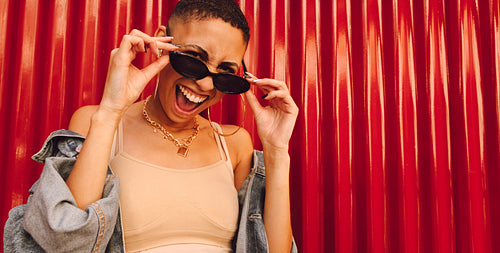 Having fun with shades