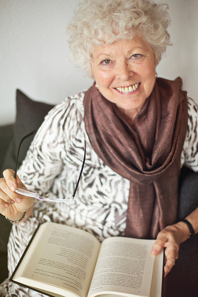 Enjoying A Good Book at Home