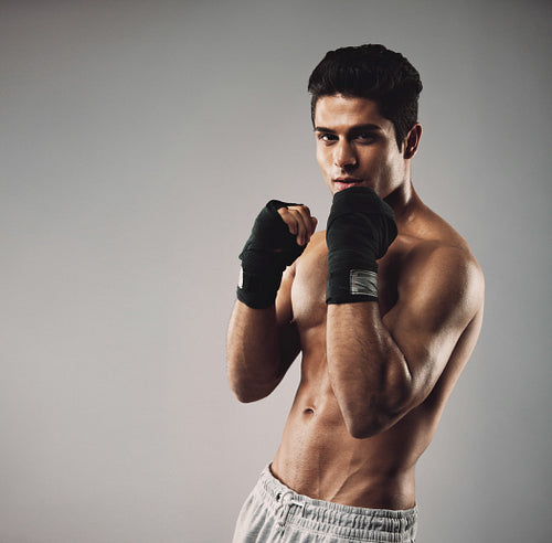 Shadow boxing to lose weight