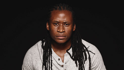 African man with dreadlocks