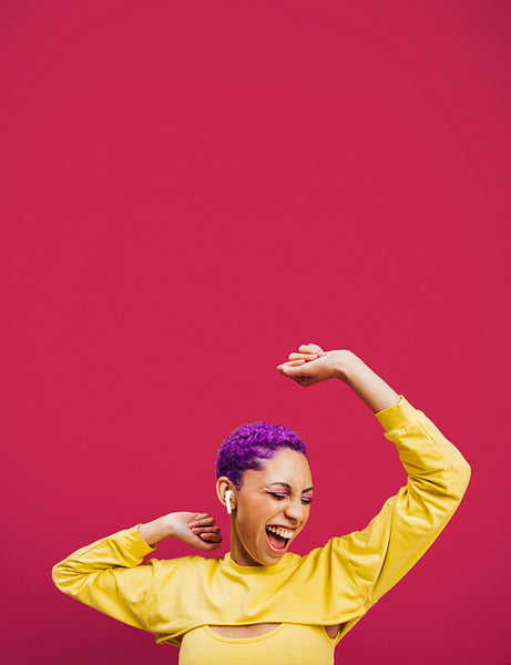 Partying in the studio