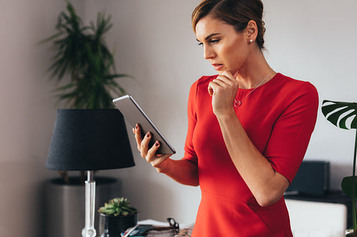 Business woman in office