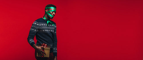 African man with a gift