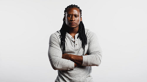 African man with dreadlocks