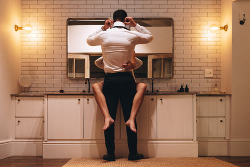 Dressing room romance