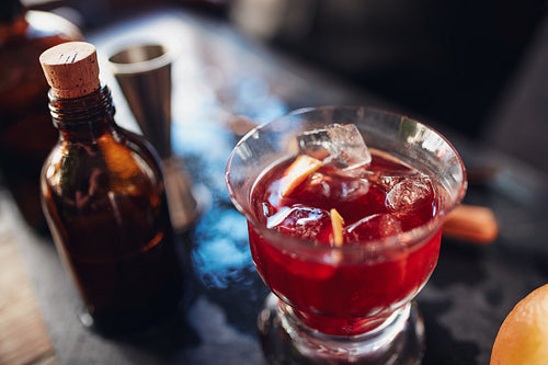 Negroni cocktail