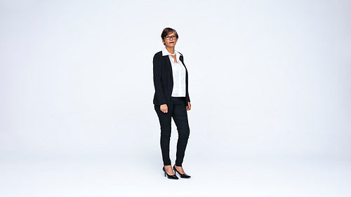 Senior businesswoman looking at camera