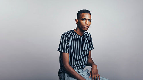 Portrait of an african man