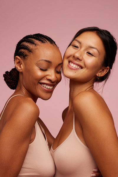 Beautiful women with glowing skin