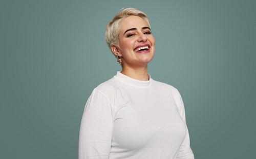 Feeling happy in the studio