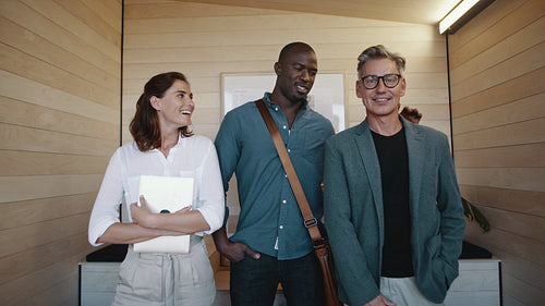 Multi-ethnic group of creative professionals