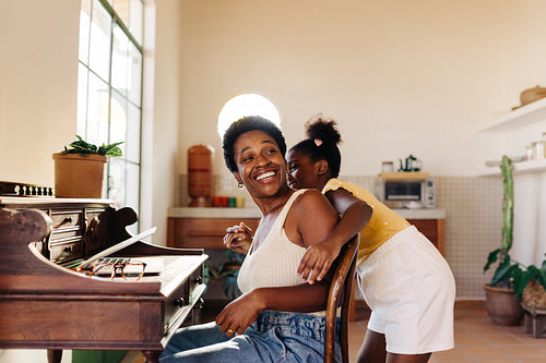 Brazilian family cherishing quality time at home