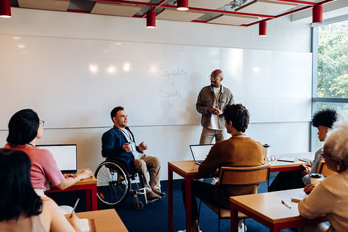 Conference room talk on equality and equity