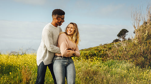 Love couple enjoying a quality time togeher