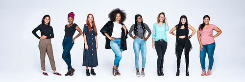 Diverse group of woman 