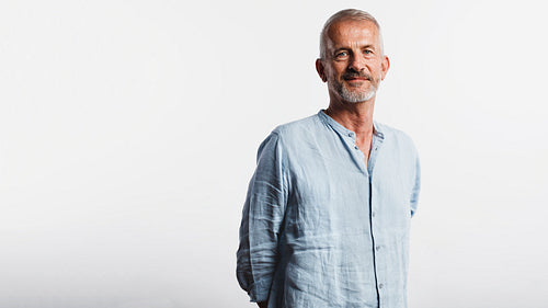 Portrait of senior man