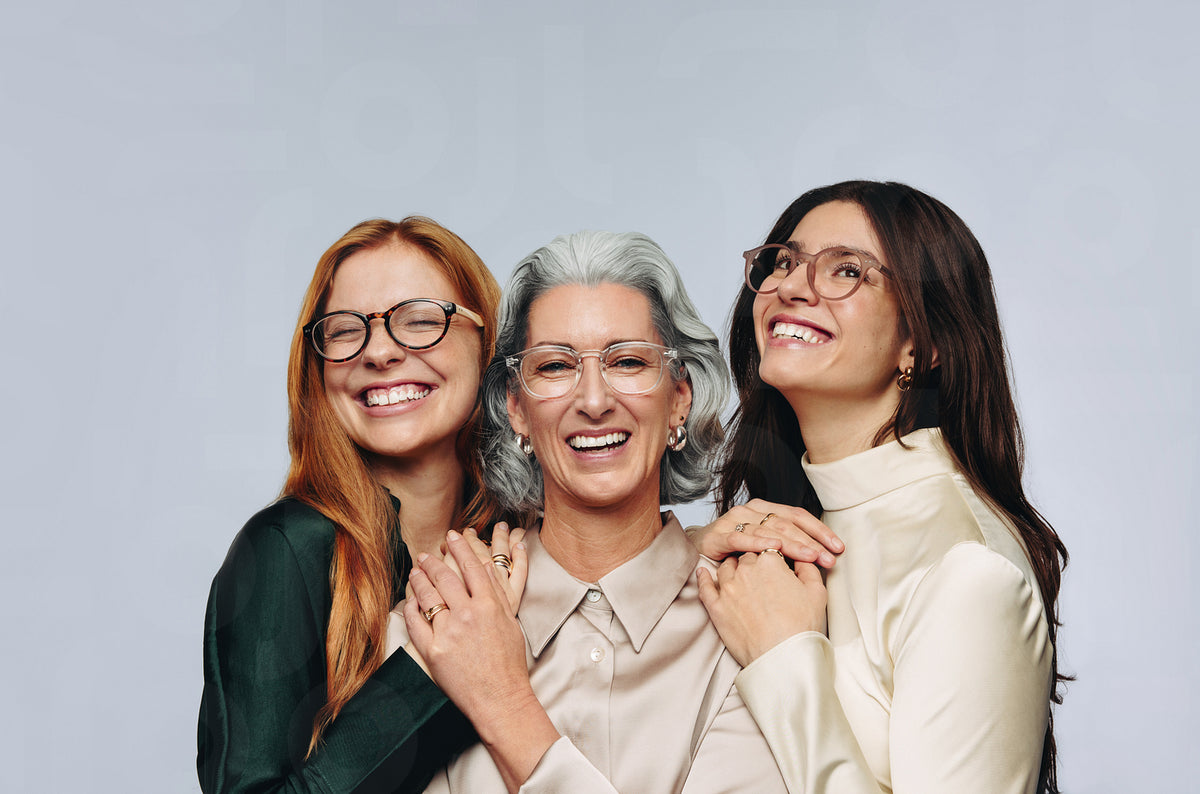 Women of different ages modeling eyewear in optometry campaign – Jacob ...