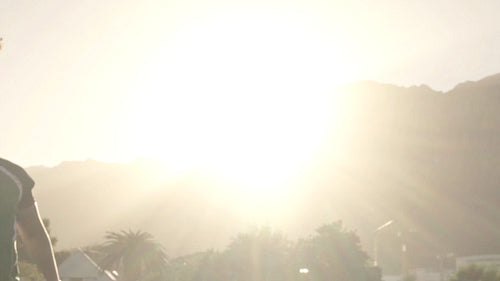 Rugby team celebrating the win