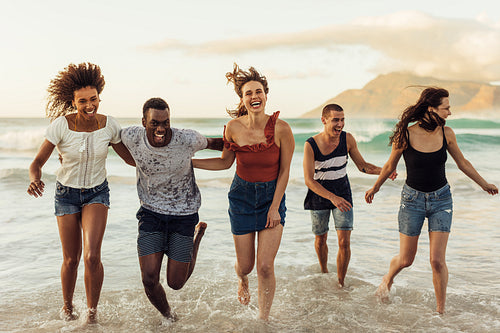 Amazing holiday at the beach with friends