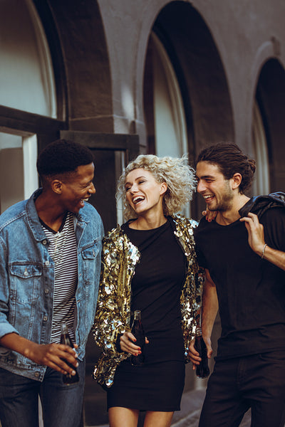 Friends having a great time together